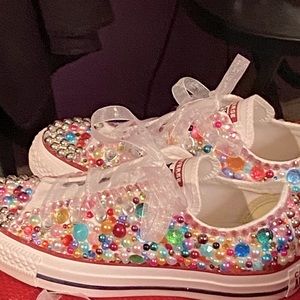 Custom Bedazzled Converse AllStars